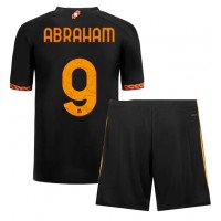 Billiga AS Roma Tammy Abraham #9 Barnkläder Tredje fotbollskläder till baby 2023-24 Kortärmad (+ Korta byxor)
